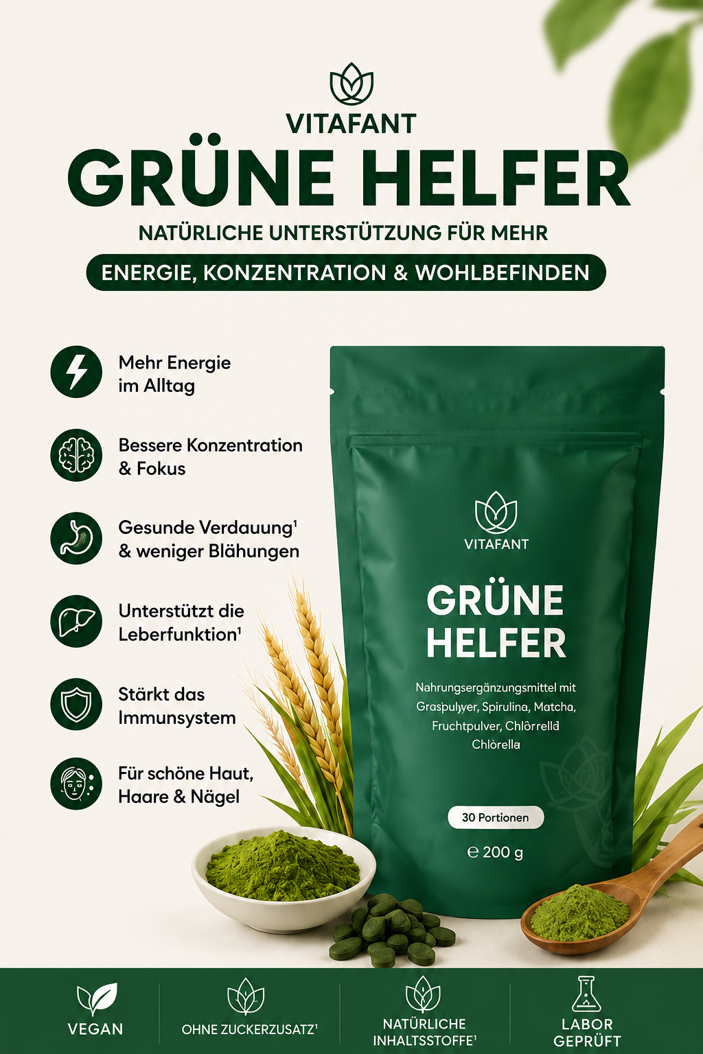 1x Grüne Helfer – Nur jetzt 50 % günstiger